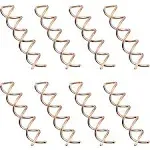 EBOOT Spiral Hair Pin Spin Pin Spiral Hair Clip Spin Clip Bun Stick Pick DIY Hair Style 20 Pack