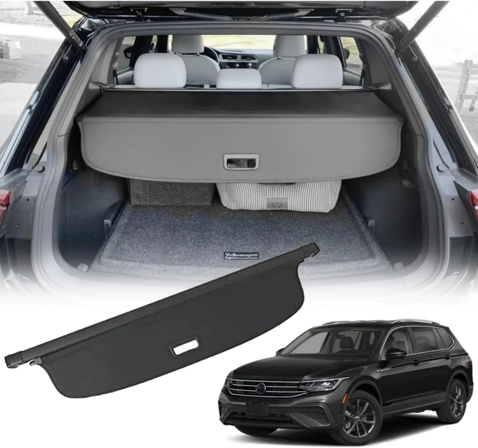 Vesul Retractable Cargo Cover for Volkswagen VW Tiguan