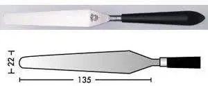 Holbein 1066 Series Steel Painting Knives - No. 1S