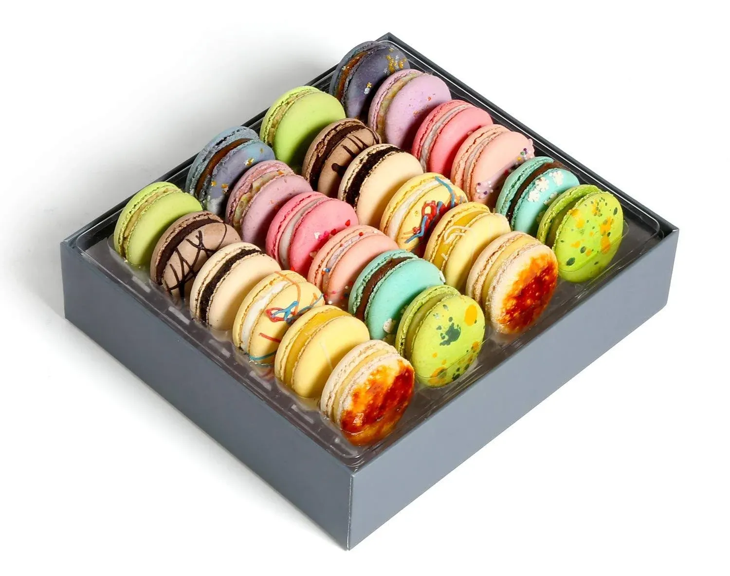 Luxury French Macarons European Cookies Gift Baskets Birthday Snacks Variety Pack ...