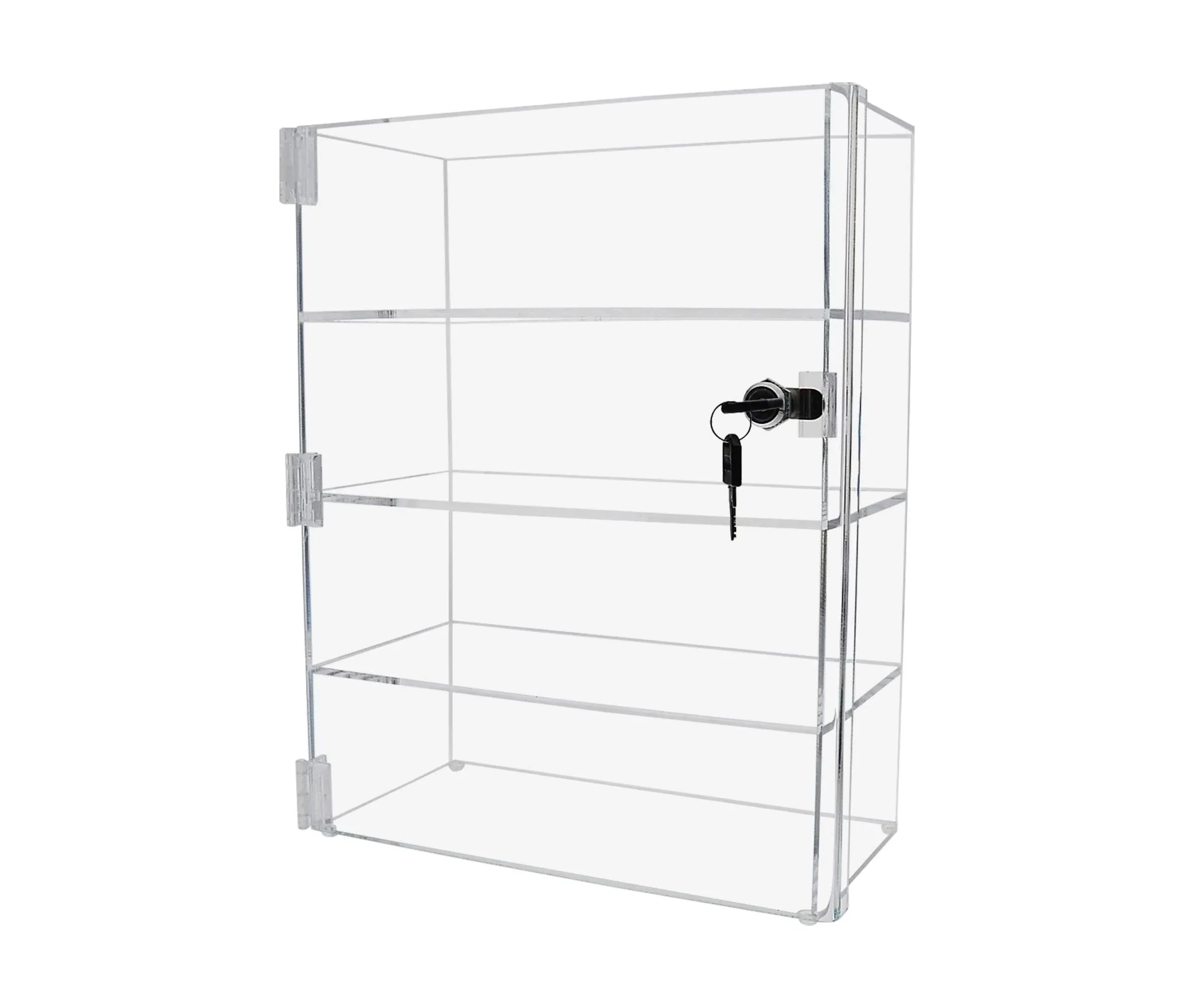 305Displays Acrylic Countertop Display Case 12" x 6" x 16" Locking Security ...