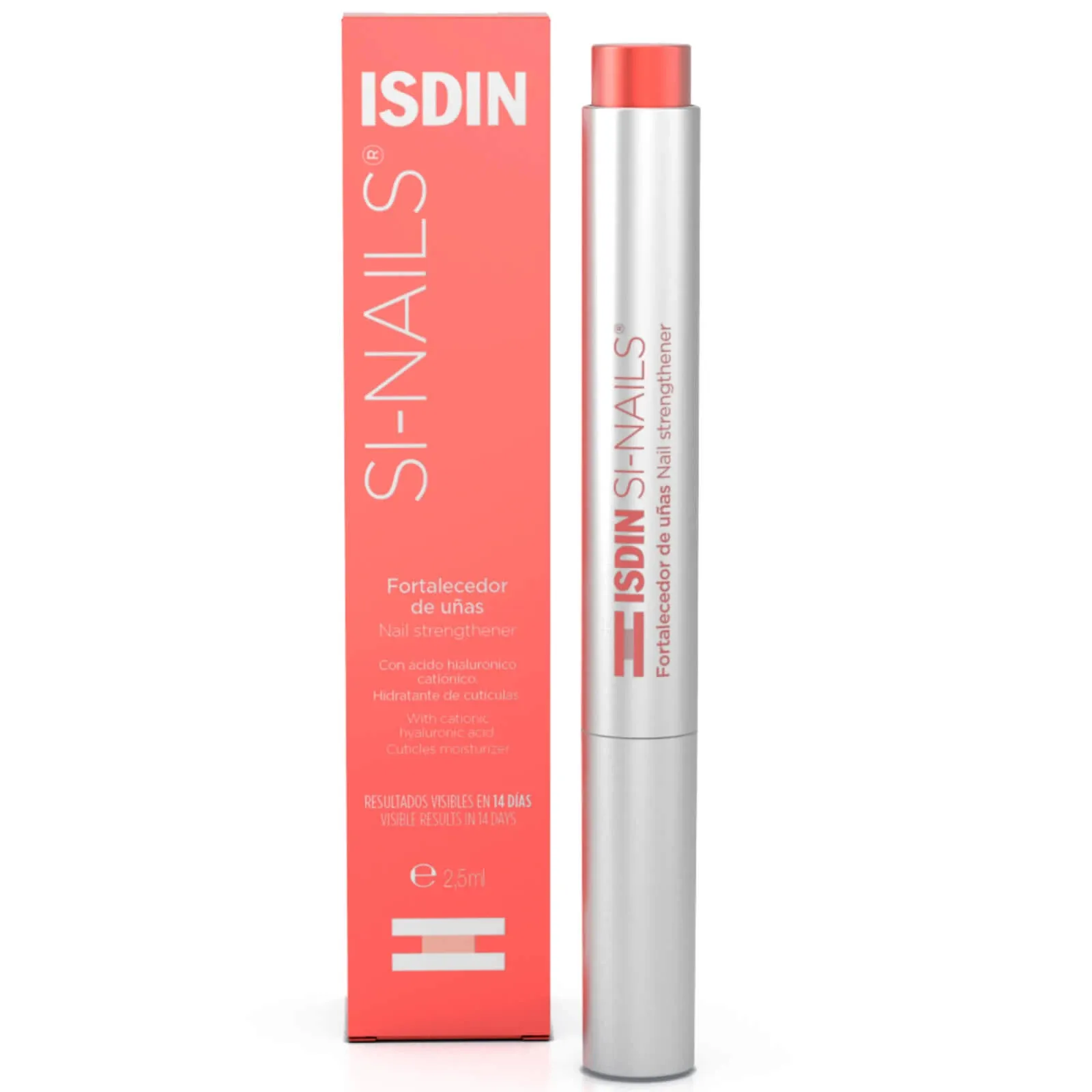 ISDIN SI-NAILS Nail Strengthener Cuticle Serum Treatment with Hyaluronic Acid , 0.08 Fl Oz (Pack of 1)