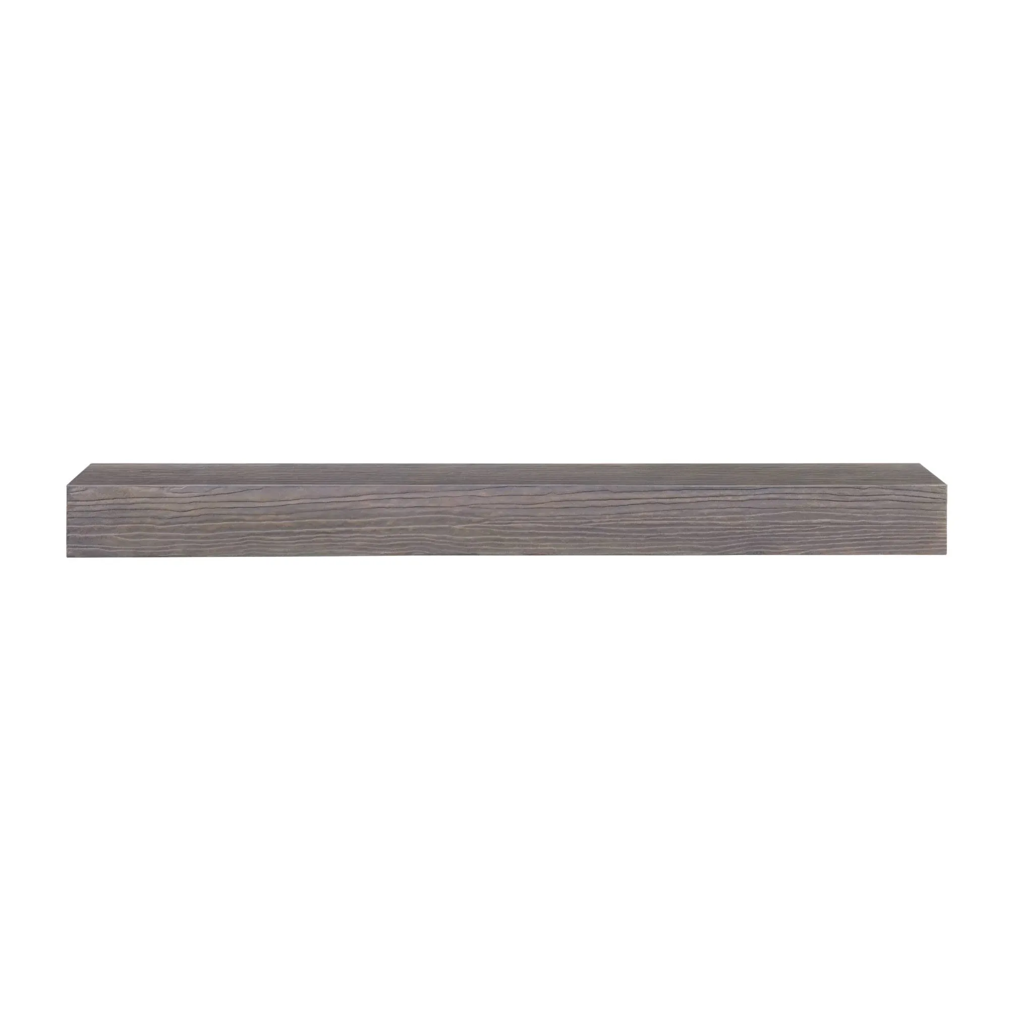 Pearl Mantels NC-60 LITRIVER Zachary Non-Combustible Natural Wood Look Shelf, 60", Little River Finish