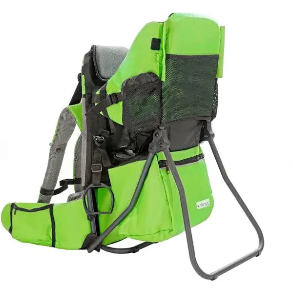 New ClevrPlus Child Carrier Baby Backpack Visor Camping Green CRS600202