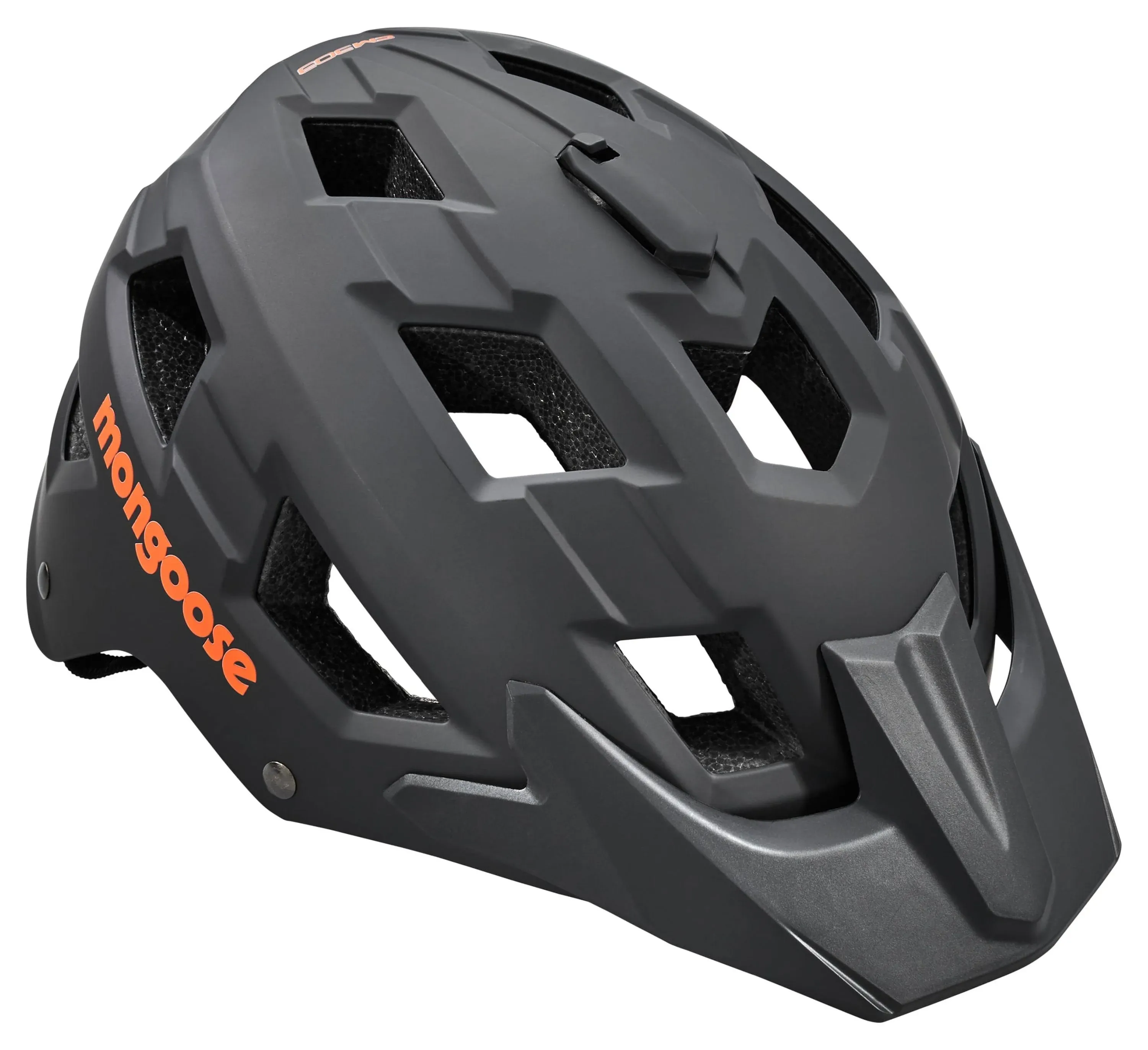 Mongoose Capture Adult Bike Helmet with Camera Mount Adj Fit, Age 14+ NEW w/ tag