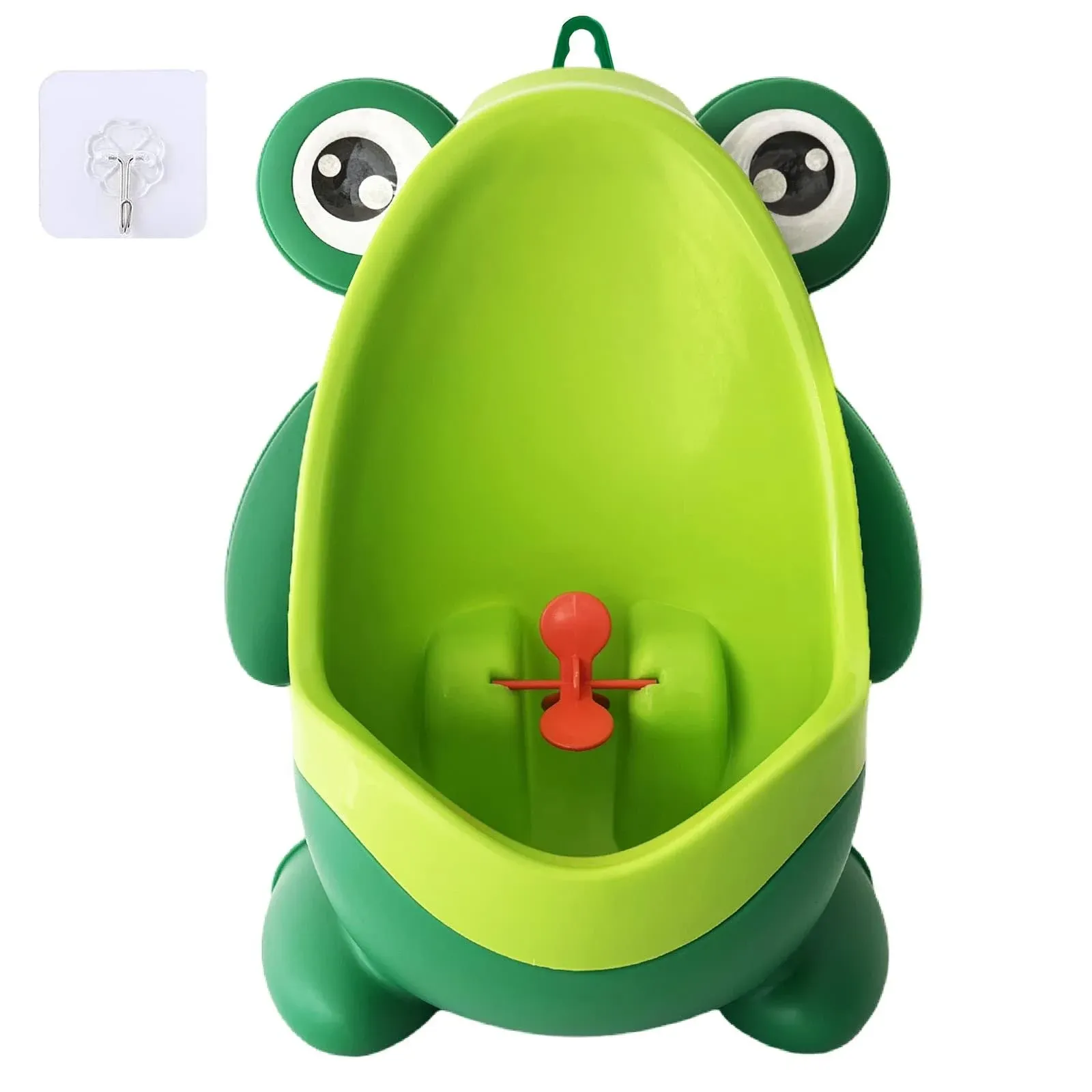 Anyumocz Frog Pee Training,Cute Potty Training Urinal for Boys with Funny Aiming Target,Green Urinals for Toddler Boy