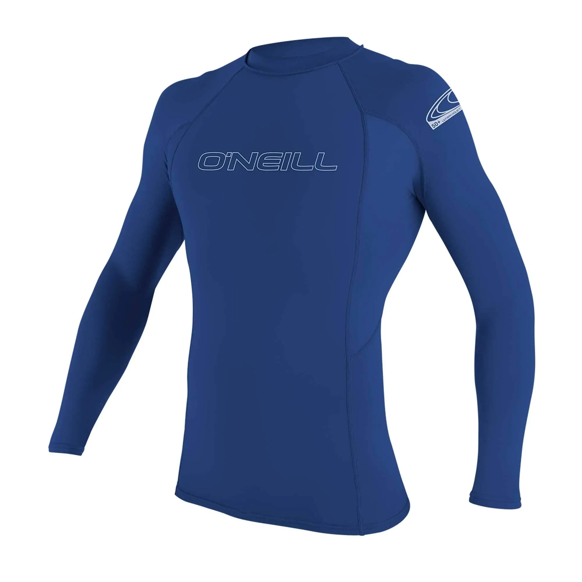 O'neill Men's Basic Skins Long Sleeve Rash Guard, Pacific, M