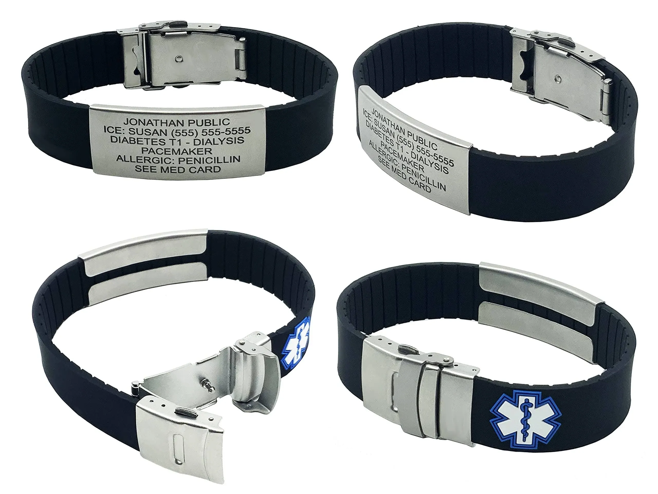 Sport Medical Alert ID Bracelet