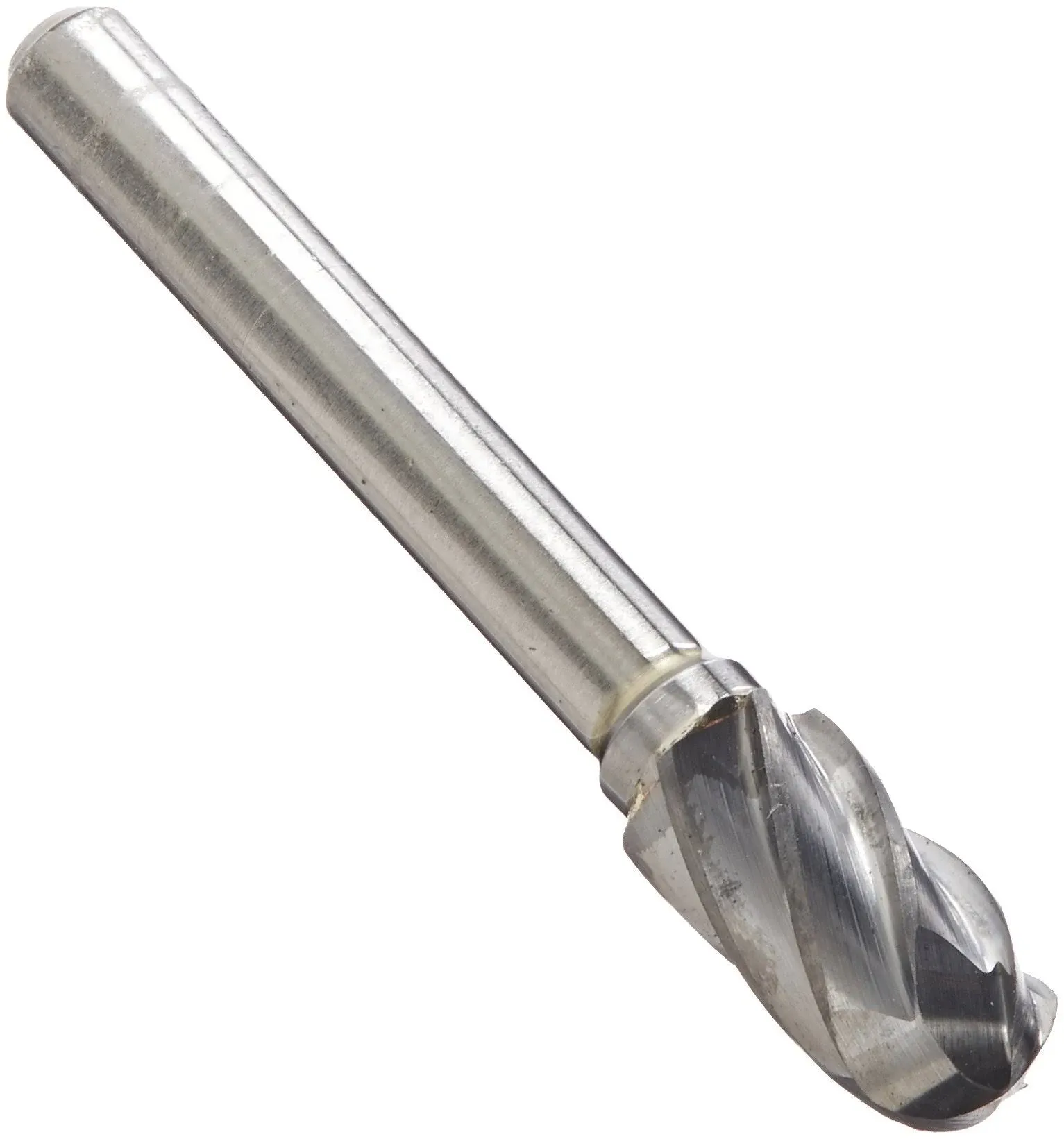 3/8"x3/4" Cyl Radius End Carbide Burr 1/4" Shank - Aluminum