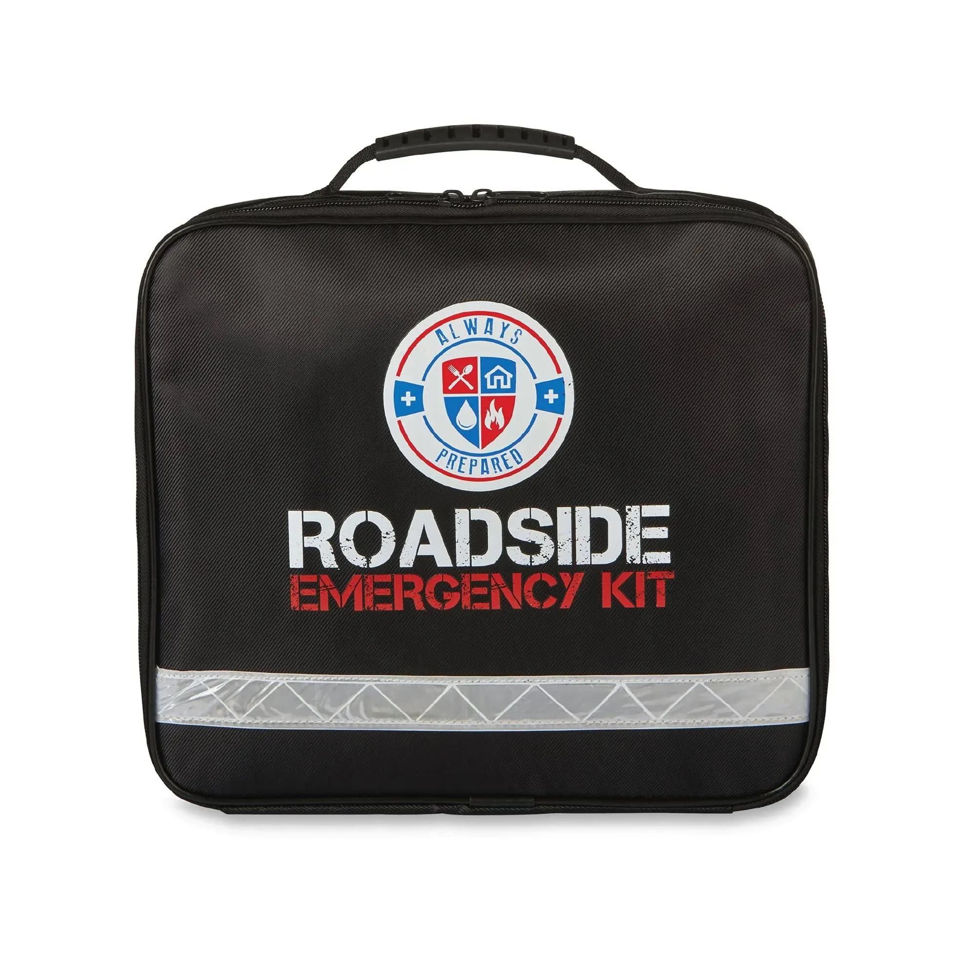 Always Prepared 62 Piece Roadside Emergency Assistance Kit with Jumper Cables ...