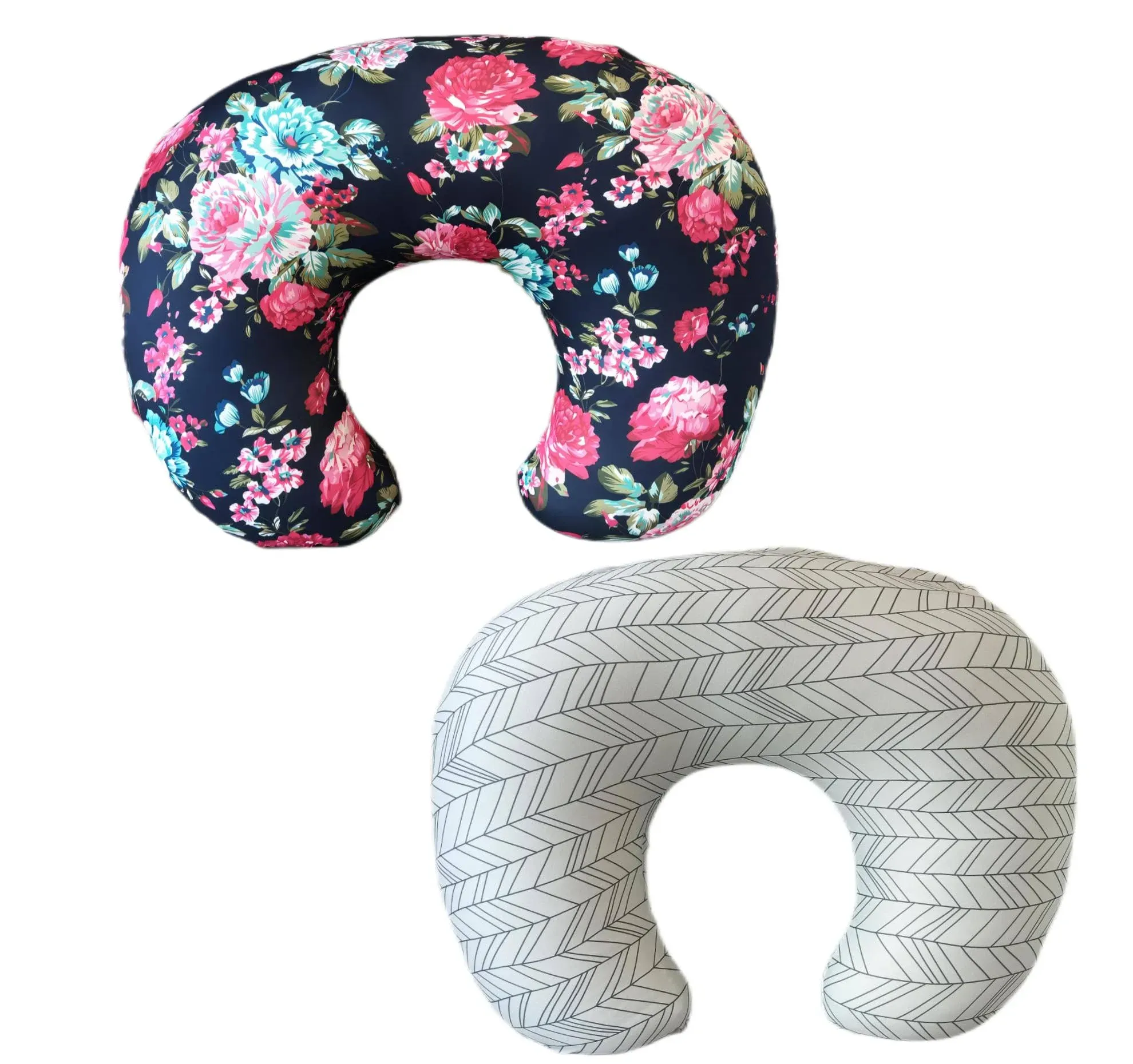 2 Pack Nursing Pillow Covers Nursing Pillow Slipcovers for Breastfeeding Moms...