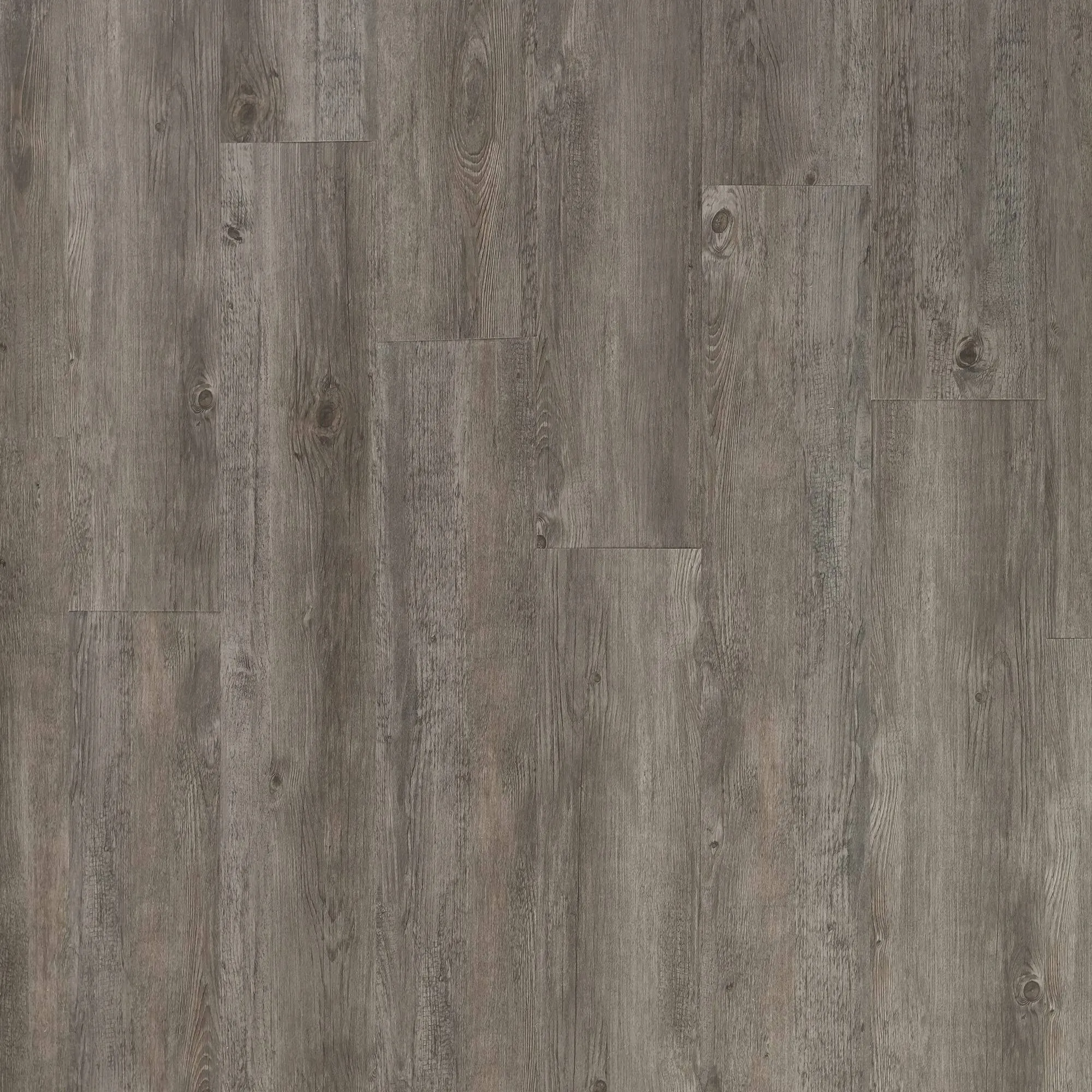 Mohawk Basics Waterproof Vinyl Plank Flooring in Dark Gray 2mm, 8 x 8 Sample