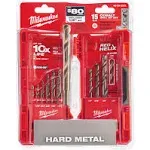 Milwaukee 48-89-2331 15 Piece Cobalt Red Helix Drill Bit Set