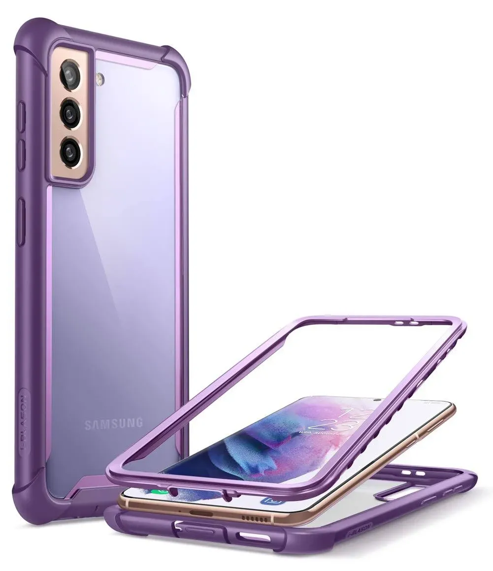 Galaxy S21 Plus Ares Clear Rugged Case - Purple