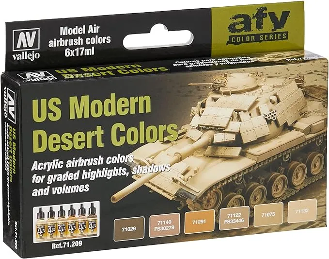 Vallejo Model Air Set - US Modern Desert Colors