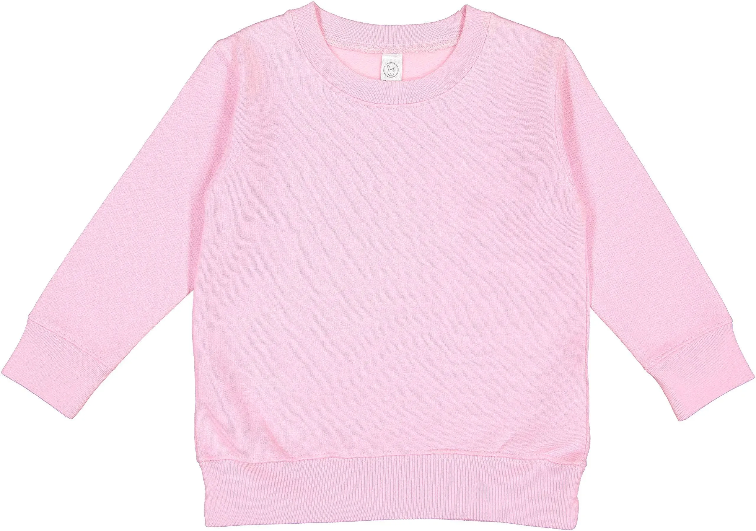 Rabbit Skins 3317 - Toddler Fleece Sweatshirt Pink 4T