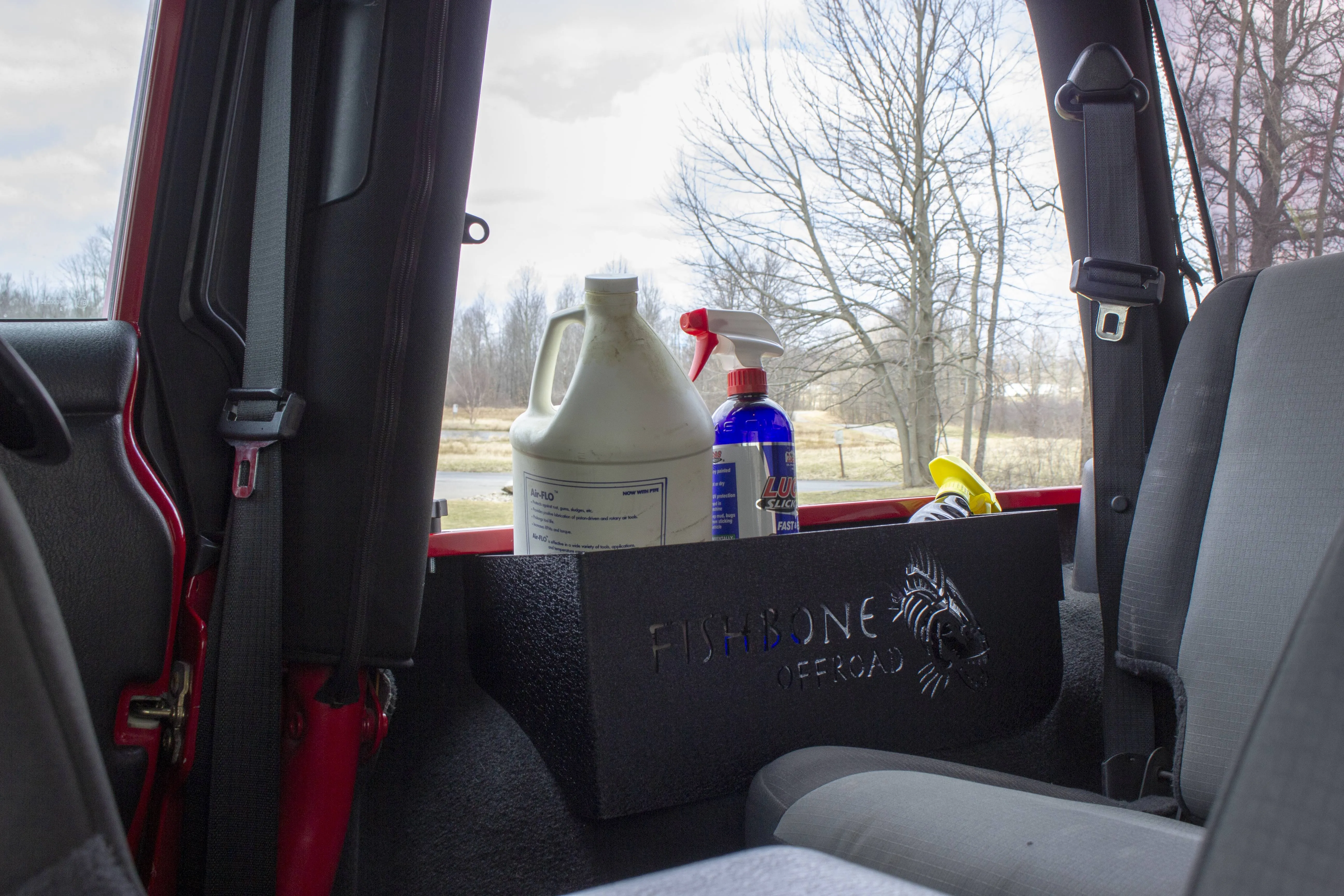 Jeep Wrangler Wheel Well Storage Bins