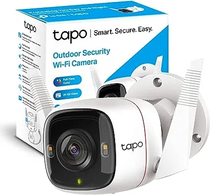 TP-Link Tapo C320WS - 2K 4MP Resolution Outdoor Security Wi-Fi Camera