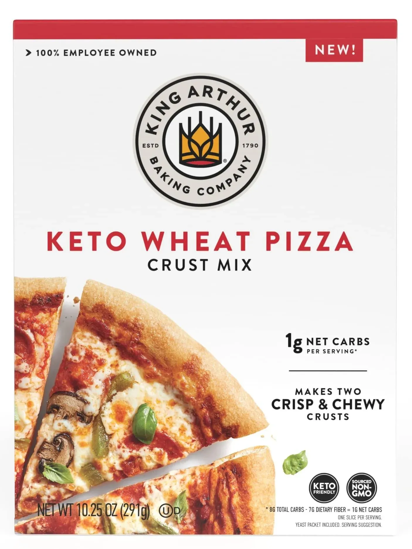 King Arthur Baking Company Keto Wheat Pizza Crust Mix