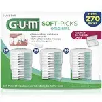 GUM Soft-Picks Wider Spaces Dental Picks, 100 Count