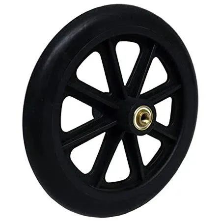 8" x 1" Heavy Duty Front Wheelchair Wheel (Each), 5/16" (8 mm) Bearing, 2-3/8" (60 mm) Hub Width, Fits Most Medline, Drive, Invacare, E&J, Guardian, Tuffcare, ALCO and Other Manual Wheelchairs