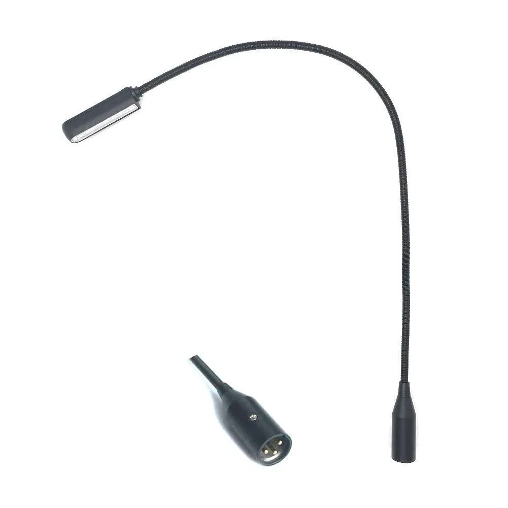 22 inch XLR 3Pin DJ LED Light Studio Lamp gooseneck Lamp for Stage DJ Mixer S...