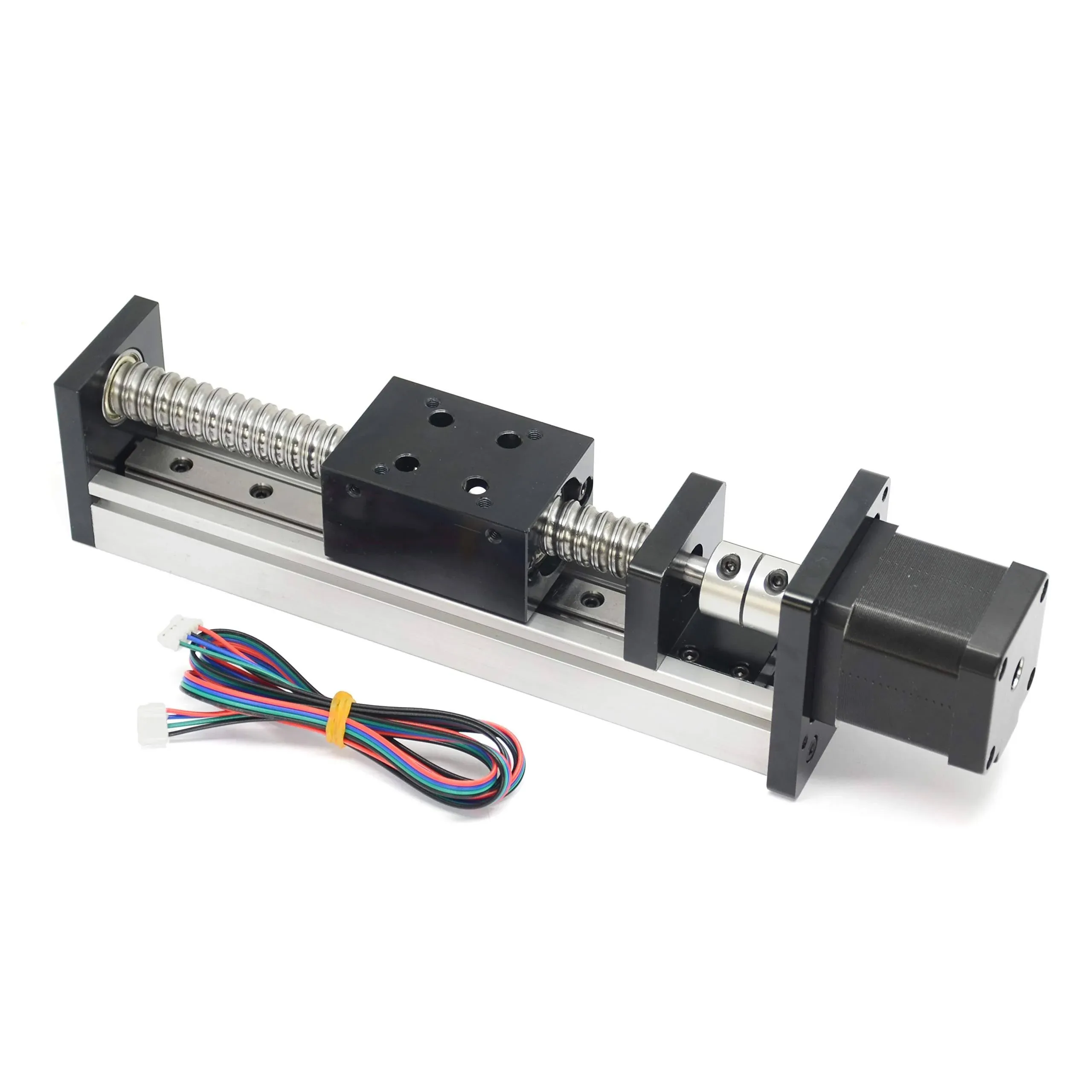 Befenybay 150mm Length Travel Linear Stage Actuator with Square Linear Rails ...