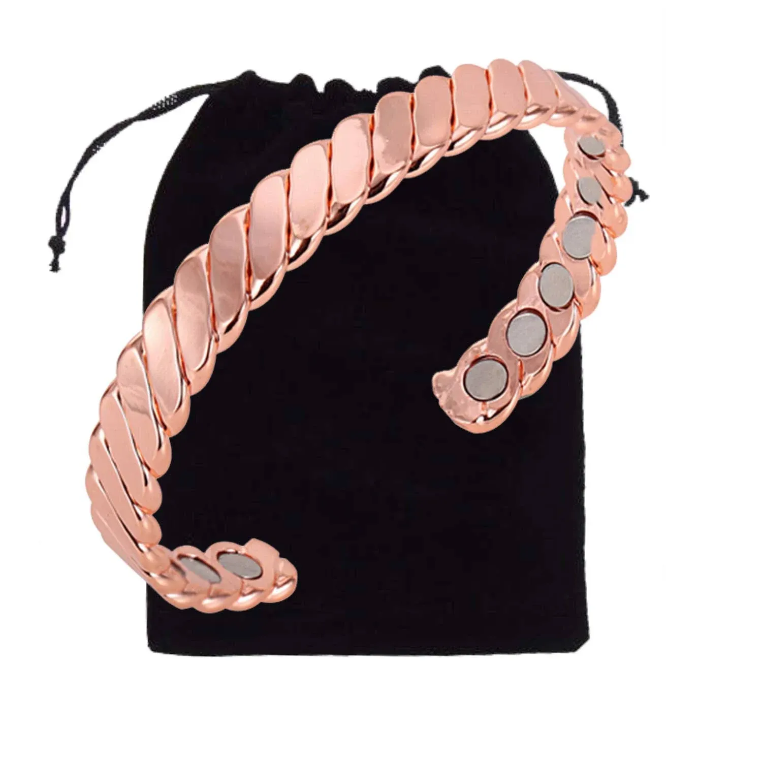 VEDA Ultra-Strength Magnetic Bracelet - Guaranteed 99.9% Pure Magnetic Copper