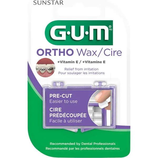 GUM Orthodontic WAX/CIRE Vitamin pre-cut