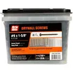 Grip-Rite #6 x 1-5/8-in Bugle Coarse Thread Drywall Screws (25-lb)