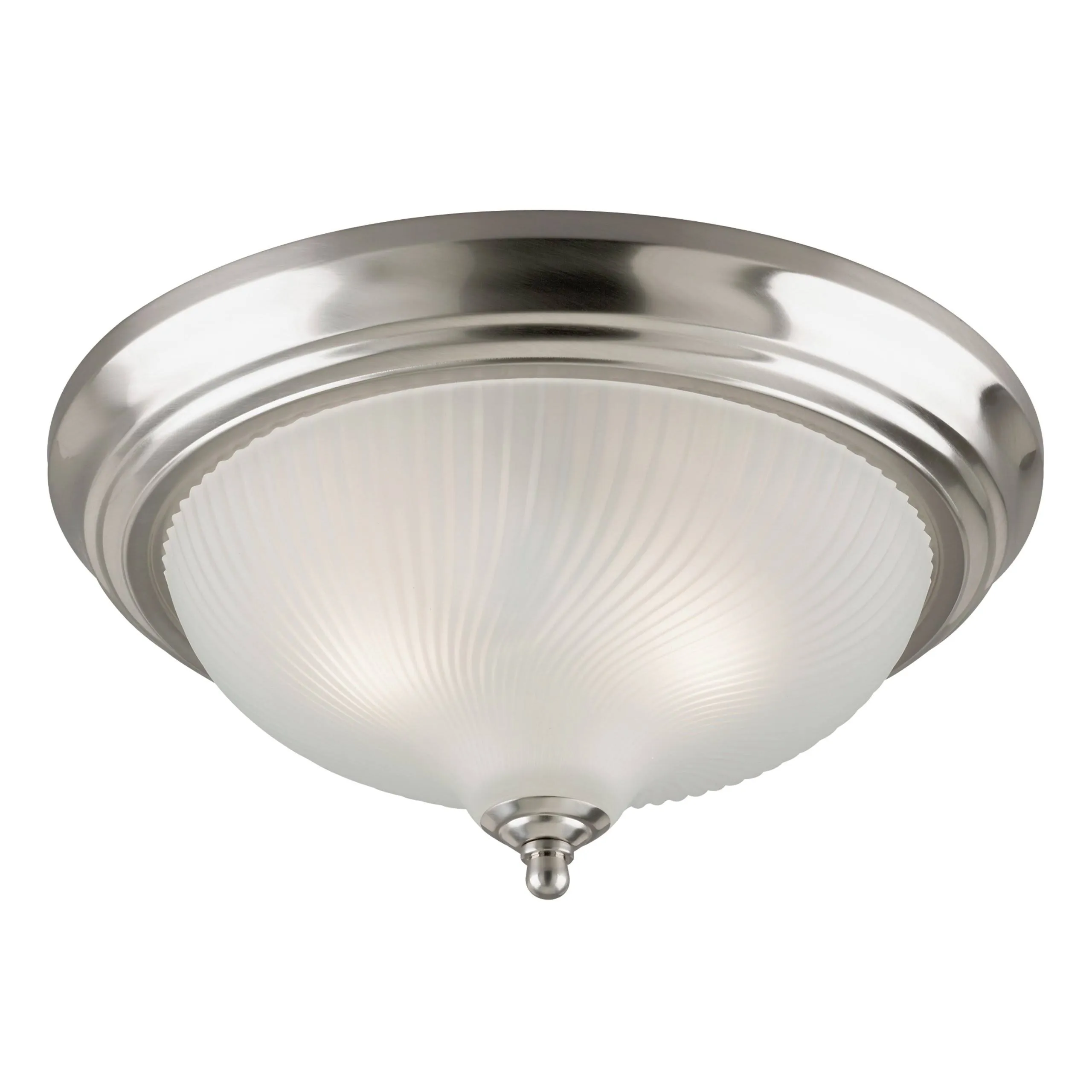 Three-Light Indoor Flush-Mount Ceiling Fixture