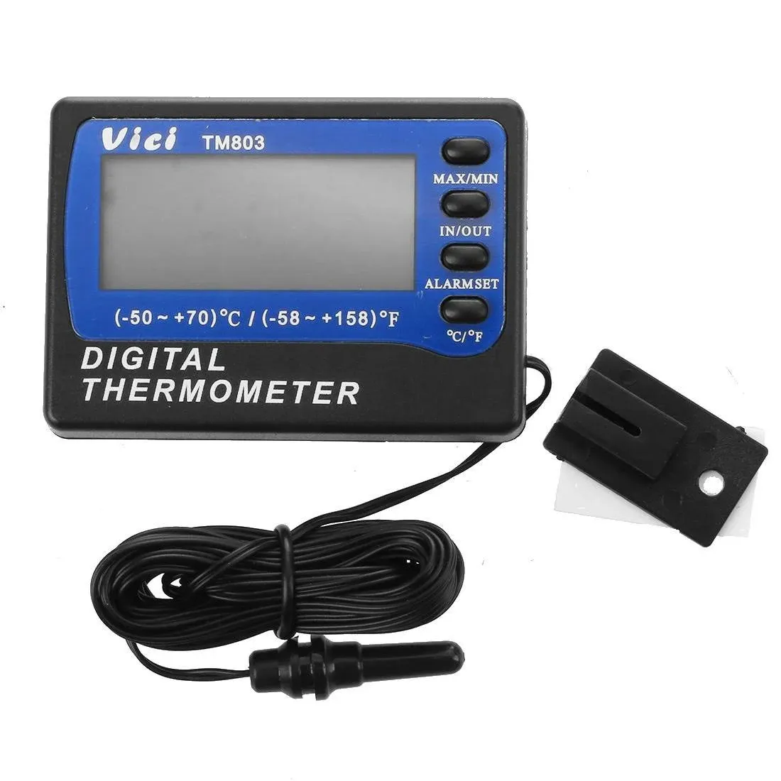 Vici Tm803 Fridge Refrigerator Freezer Digital Alarm Thermometer Temperature Meter