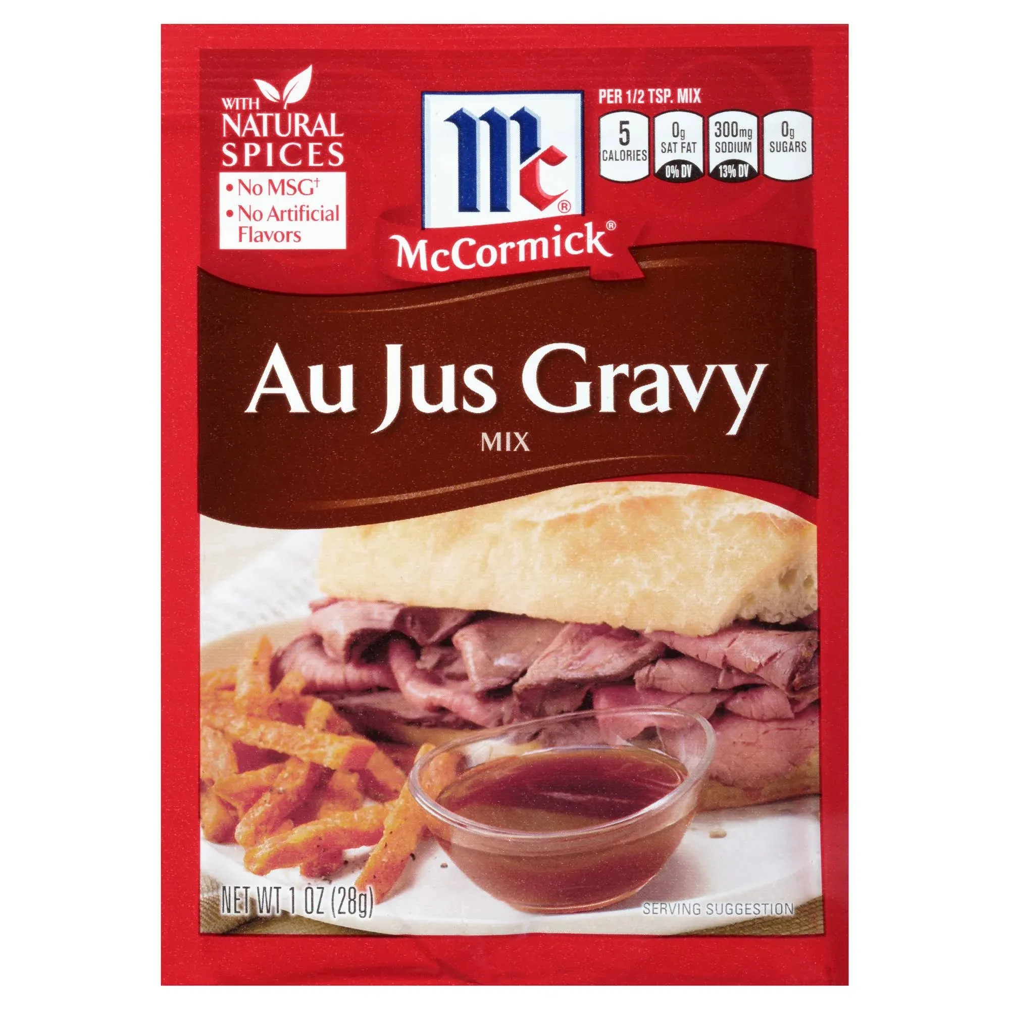 Mccormick Gravy Mix, Au Jus - 1 oz