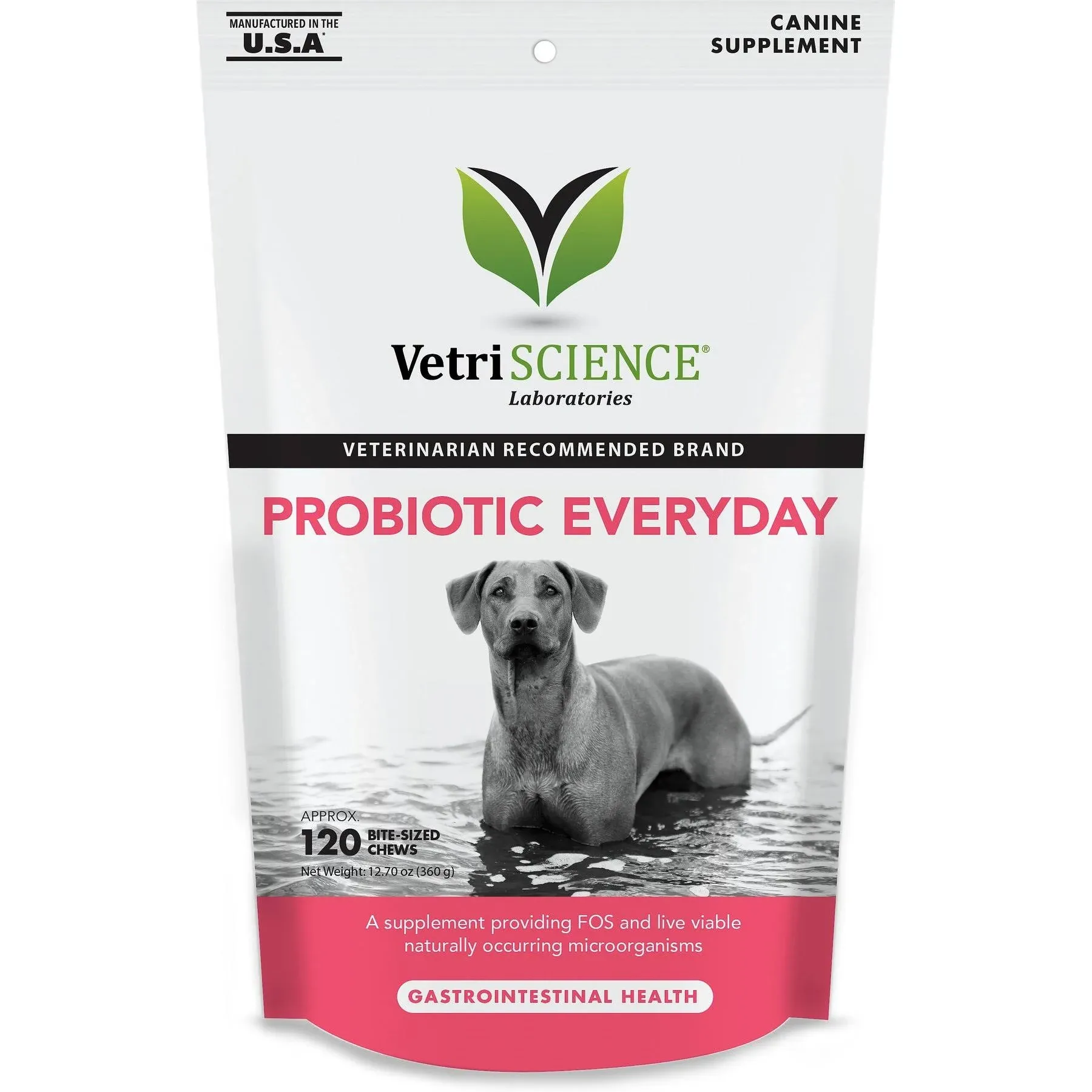 VetriScience Probiotic Everyday for Dogs, 45 Chews - Immune and Digestive Support Supplement for Dogs