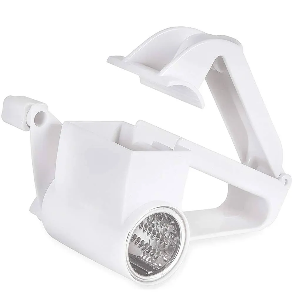 Home Basics Classic Rotary Cheese Grater, White