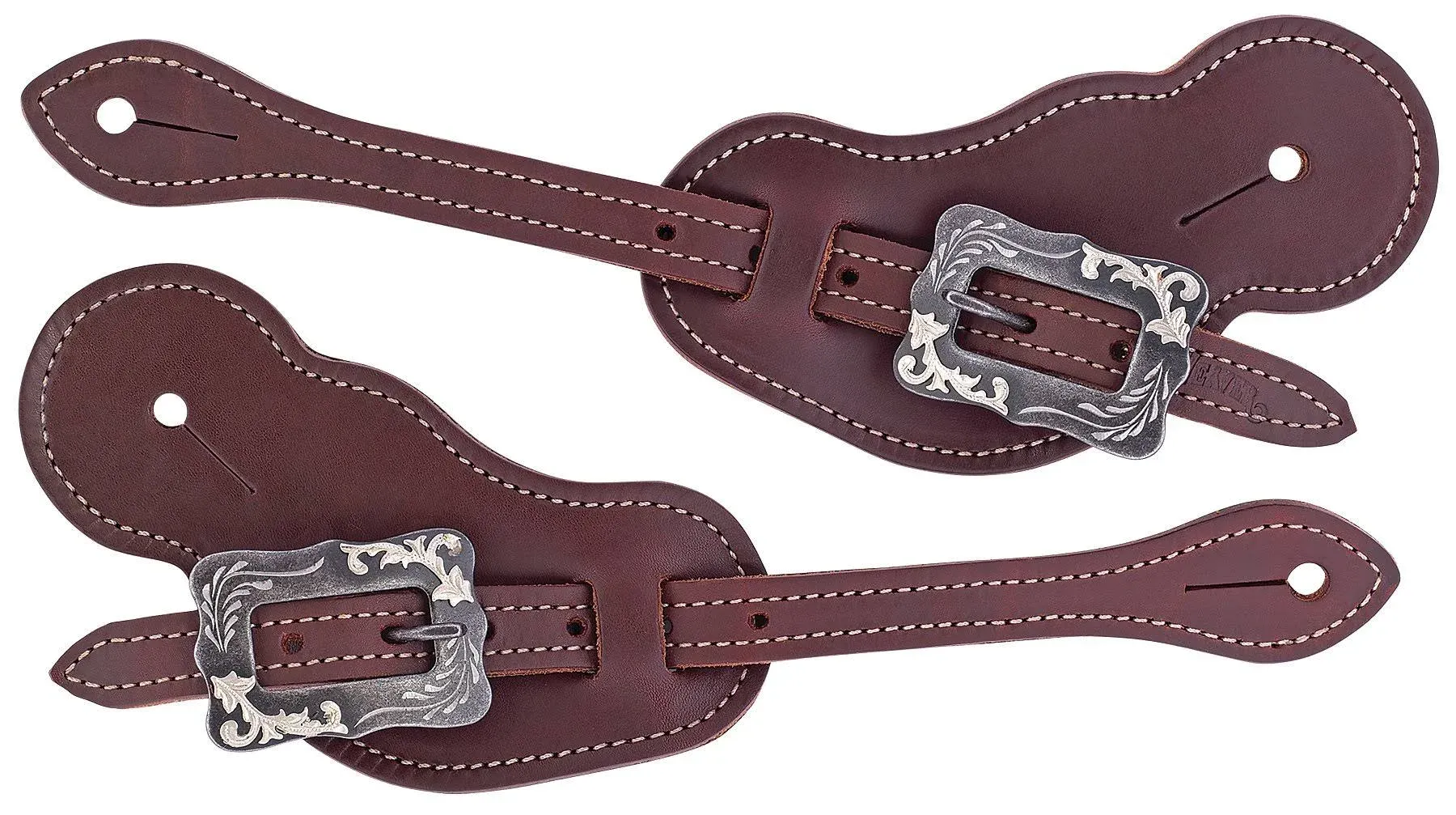 Weaver Leather Buckaroo Spur Straps Oiled Canyon Rose