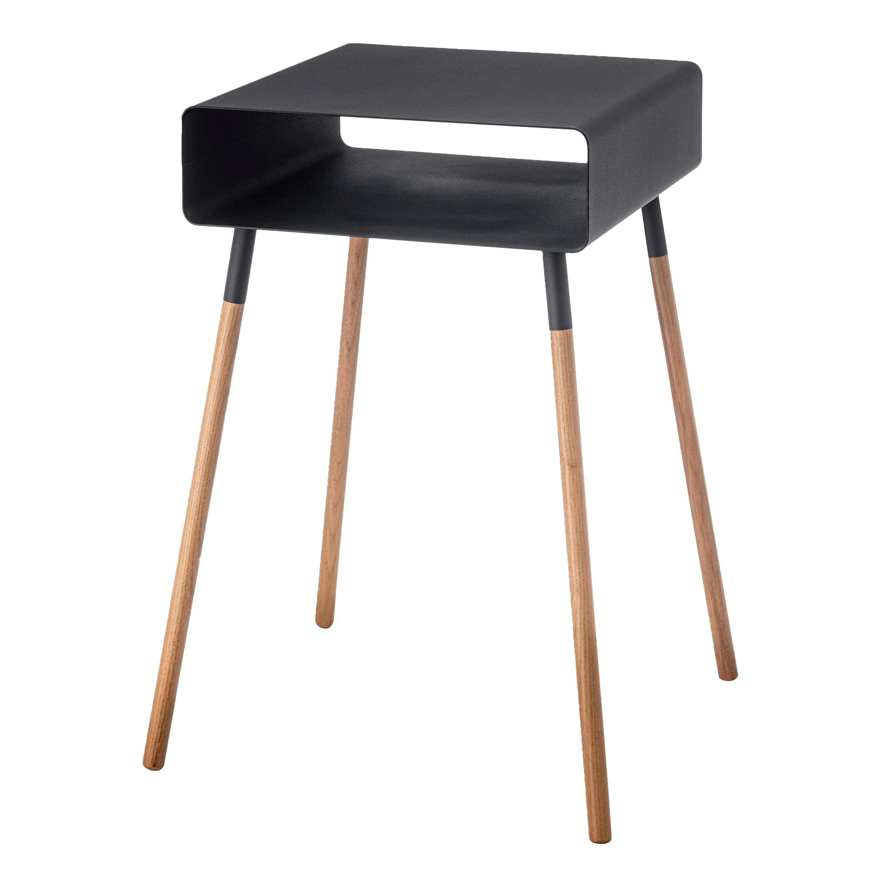 Storage Table - Steel + Wood - Yamazaki Home Black