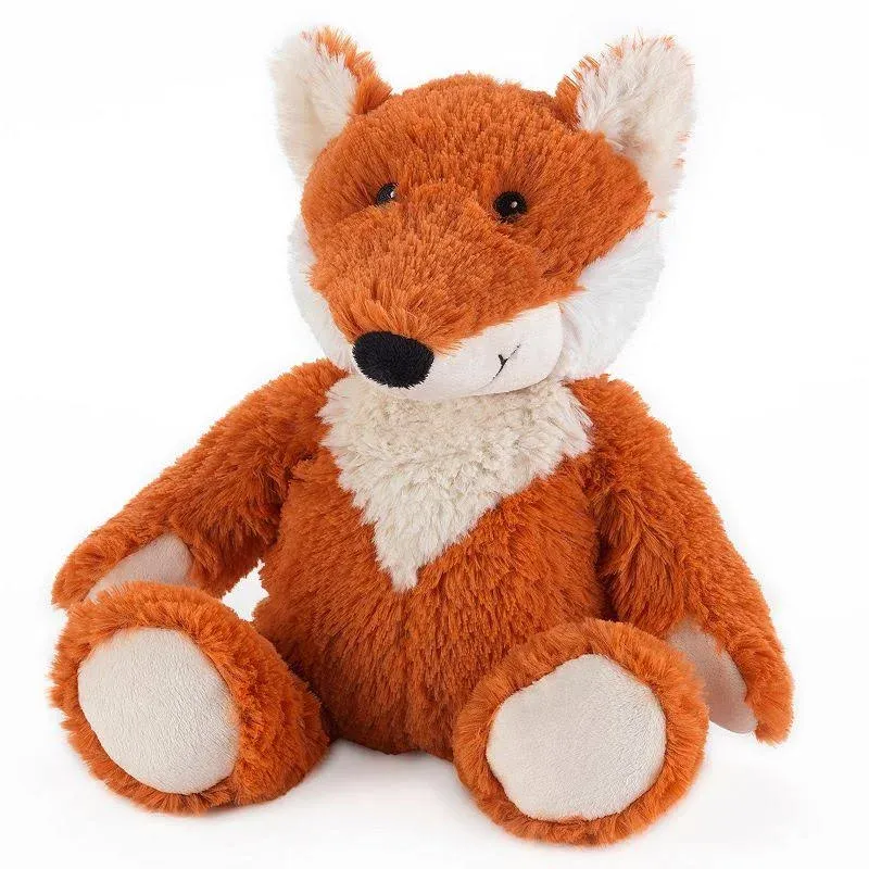 Warmies 13" Orange and White Microwavable Plush Fox Stuffed Animal