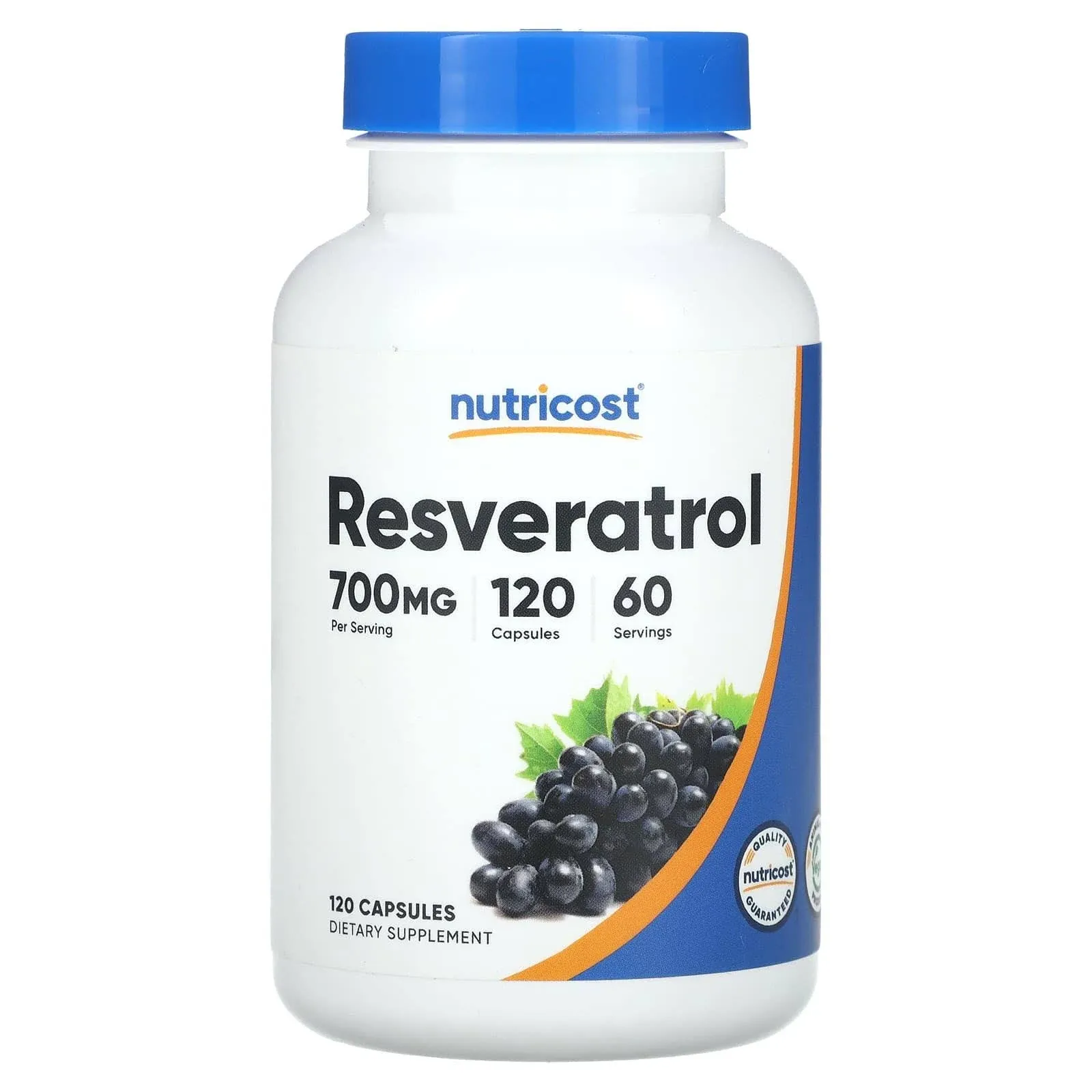 Nutricost Resveratrol 700 mg - 120 Capsules (350 mg per Capsule)