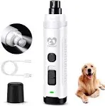 Casfuy Dog Nail Grinder with 2 LED Light for Large Medium Small Dogs - 3X...