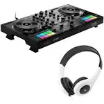 Hercules DJControl Inpulse 500: 2-deck USB DJ controller for Serato DJ and DJUCED (included)