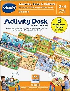 VTech Touch and Learn Activity Desk Deluxe Expansion Pack - Animals, Bugs and Critters