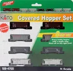 Kato 1064700 N ACF Covered Hopper 8-Car Set