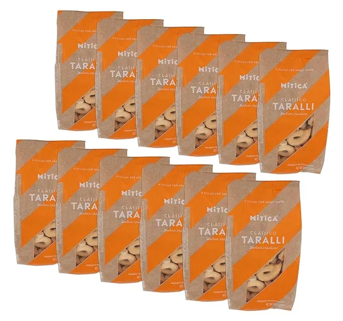 Mitica Taralli Classic Pack of 12, Size: 8.81 oz