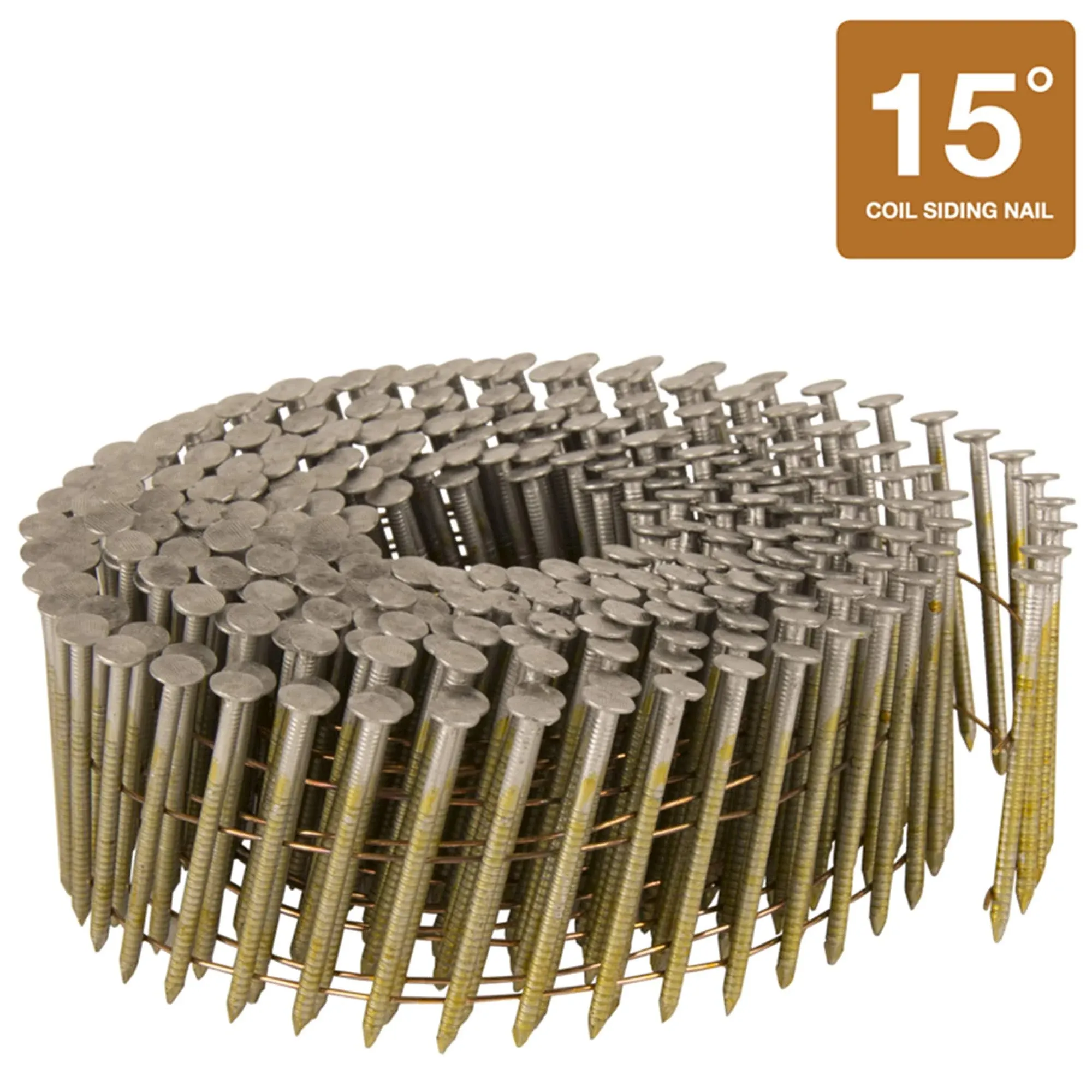 Metabo HPT Siding Nails | 1-3/4 Inch x .090 | 304 Stainless Steel | Wire Coil | Ring Shank | 900 Count | 13350HPT