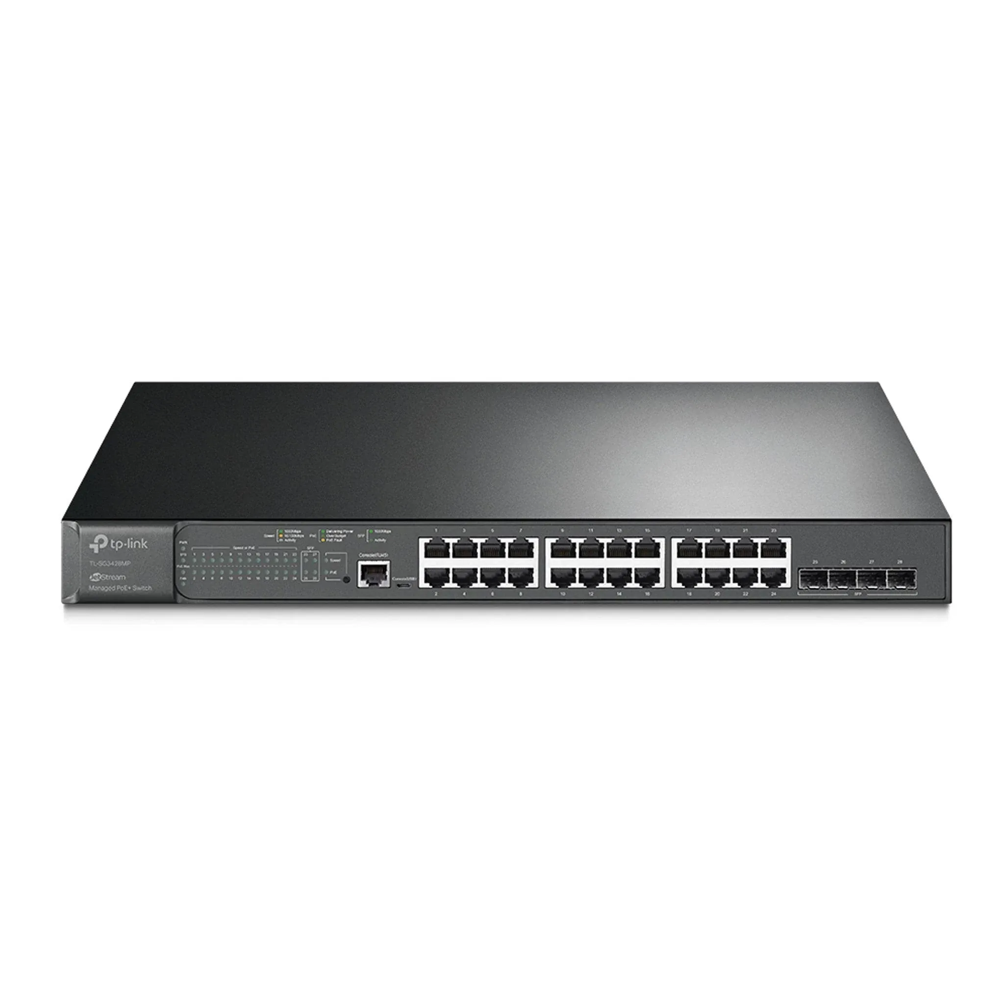 TP LINK JetStream 28-Port Gigabit L2 PoE SG3428MP UPC 845973010157 - Computer...