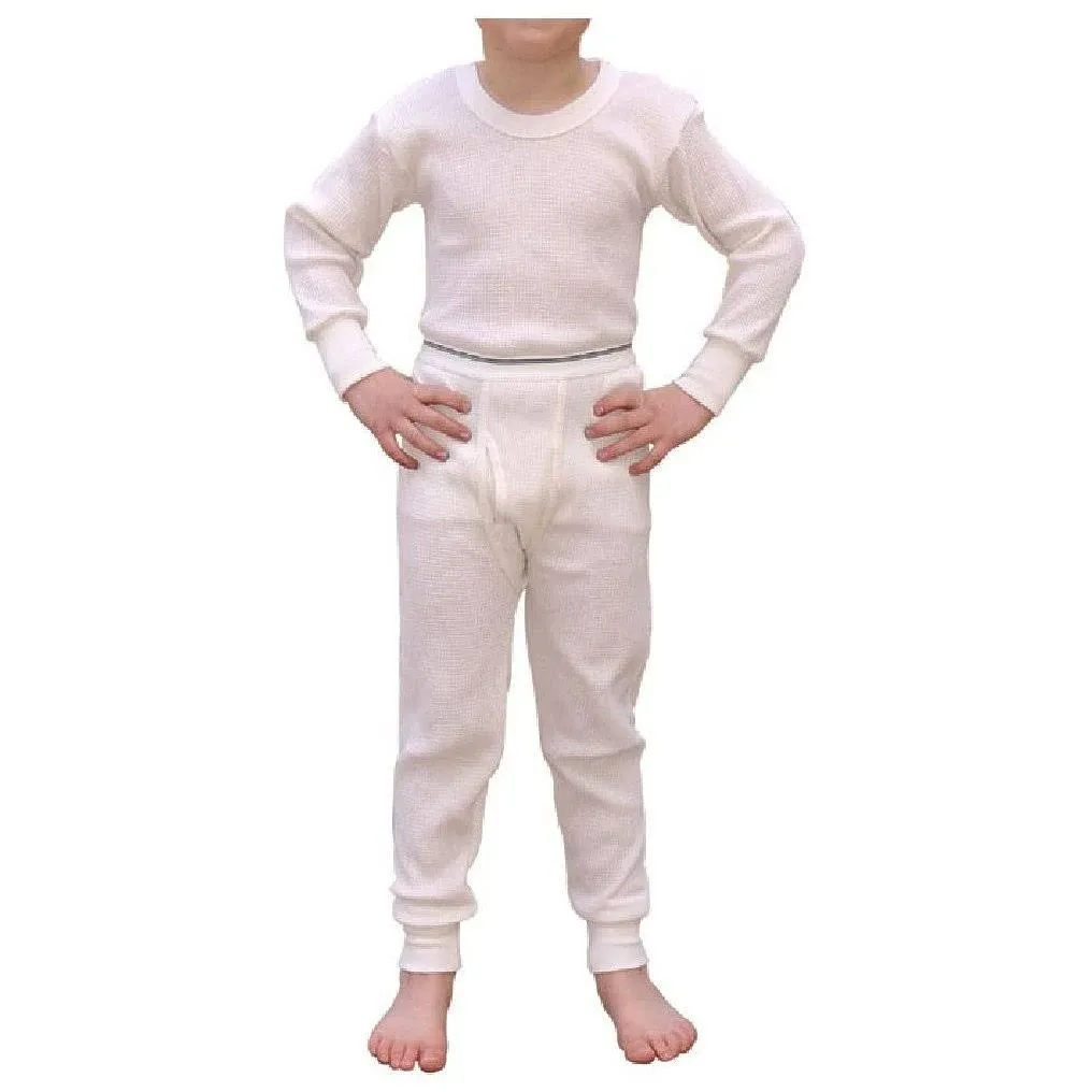 Indera Boys Traditional Thermal Underwear Shirt and Pant Set