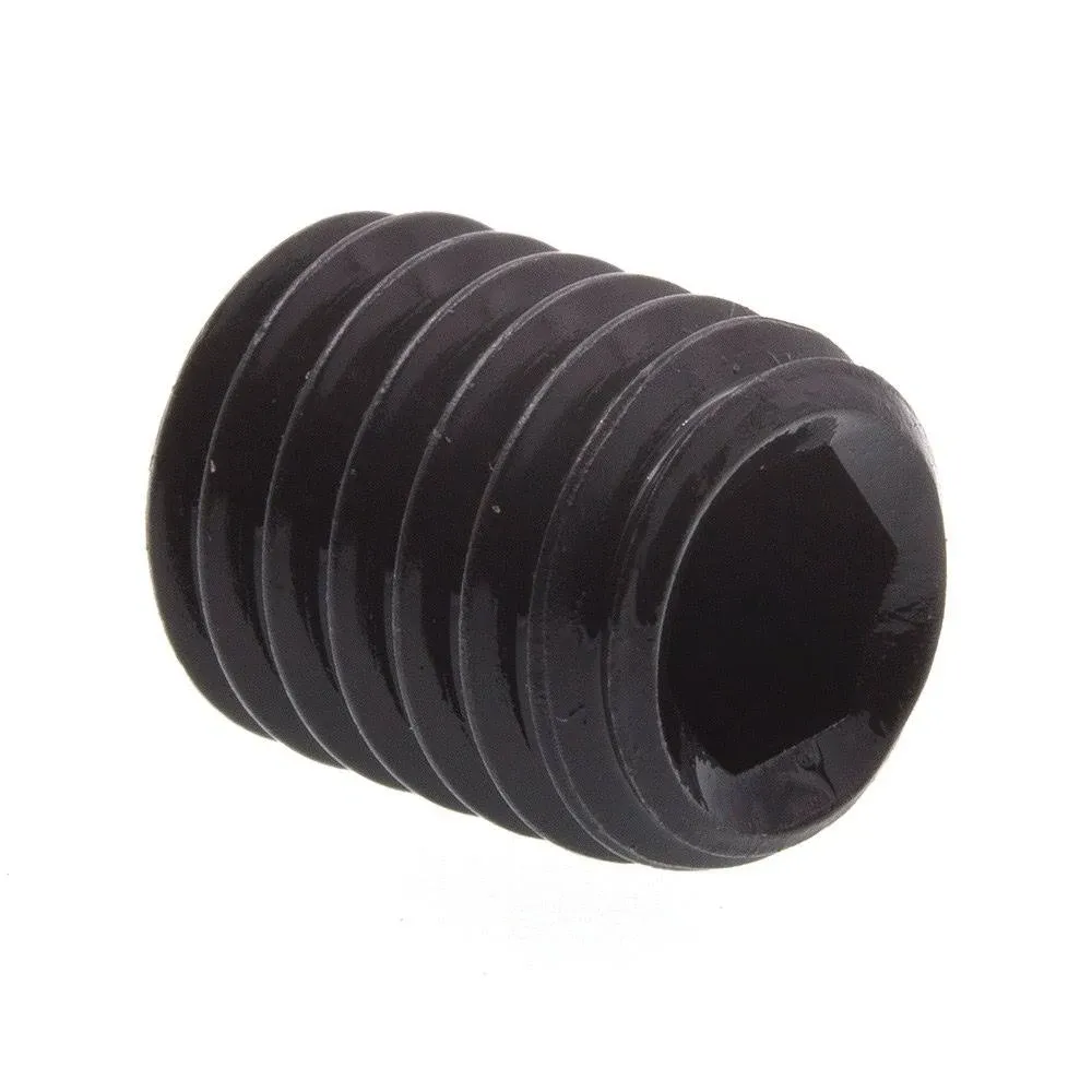 Socket Set Screw, Metric M8-1.25 X 10MM Black Oxide Coated Steel 10PK