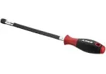 ARES 51000 - Flexible Screwdriver - 1/4-Inch Drive Quick Release Bit Holder Head - Strong and Flexible Shaft - Allows for Access to Tight and Confined Spaces - Socket Adapter Included