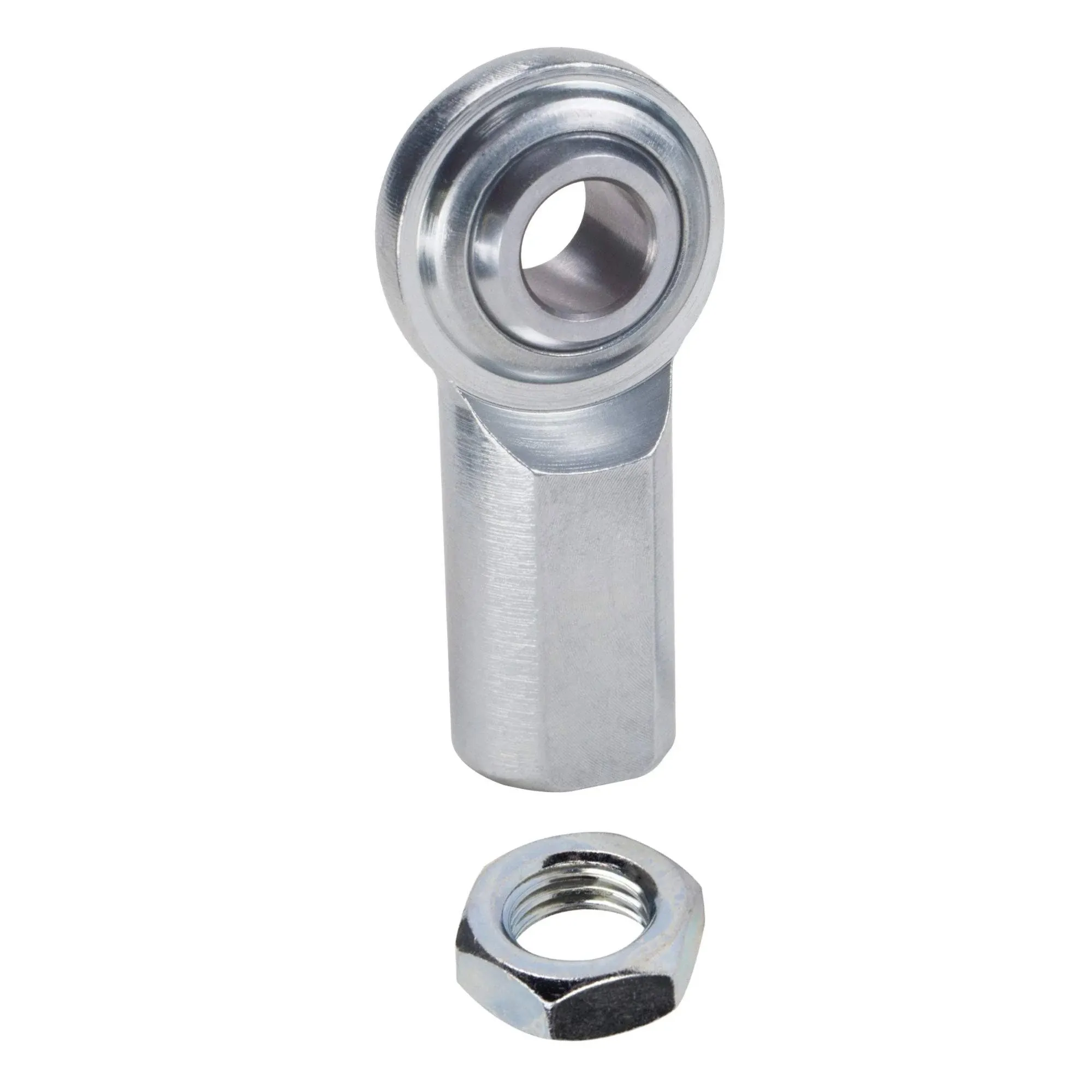 Rod End 3/8 x 3/8-24 ECF6 Female Economy Right Hand Rod End Bearing with Jam Nut Included Heim Joint Rod End Direct